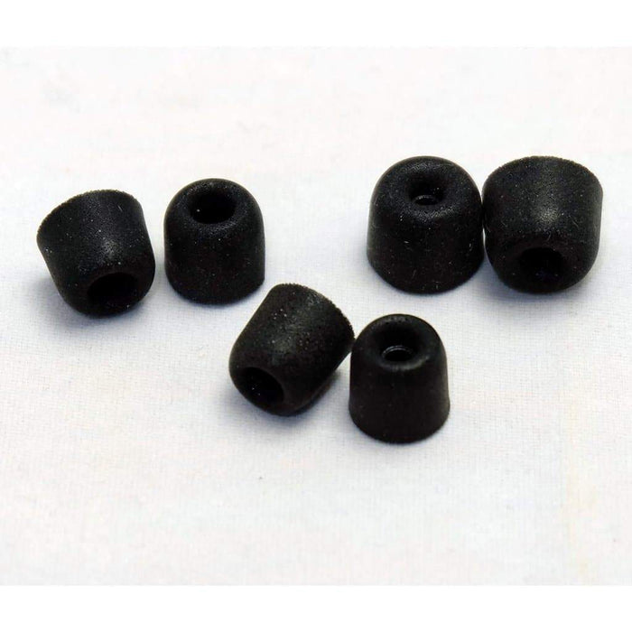 Dekoni Audio The Mercury Premium Memory Foam Isolation Earphone Tips, Black, 4.9mm, 3-Pack Accessories Dekoni Audio