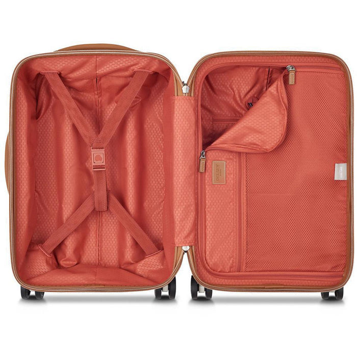 Delsey Chatelet Air 2.0 20" Carry On Spinner - brown inside