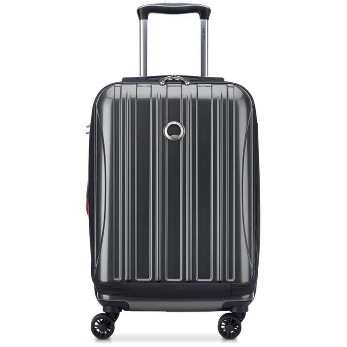 Delsey Helium Aero 19" International Expandable Carryon Spinner - steel grey
