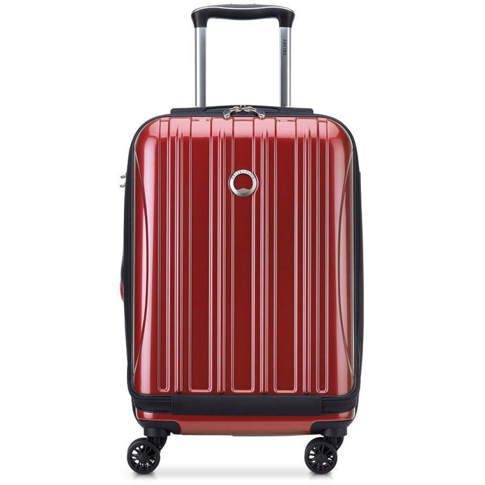 Delsey Helium Aero 19" International Expandable Carryon Spinner - red