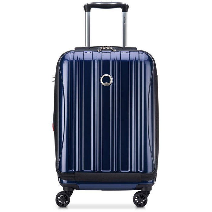 Delsey Helium Aero 19" International Expandable Carryon Spinner - metallic blue