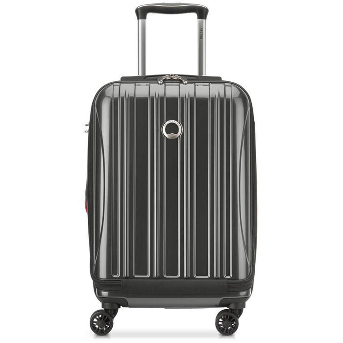 Delsey Helium Aero 19" International Expandable Carryon Spinner - brushed metal