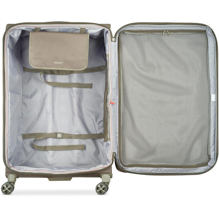 Delsey Helium DLX 29" Expandable Spinner Upright - mocha inside