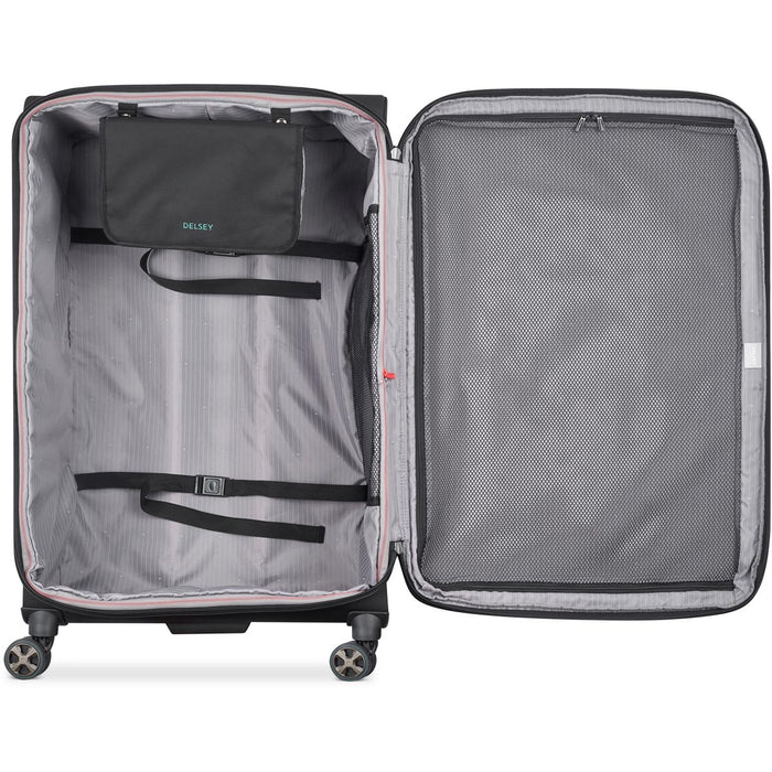 Delsey Helium DLX 29" Expandable Spinner Upright - black inside