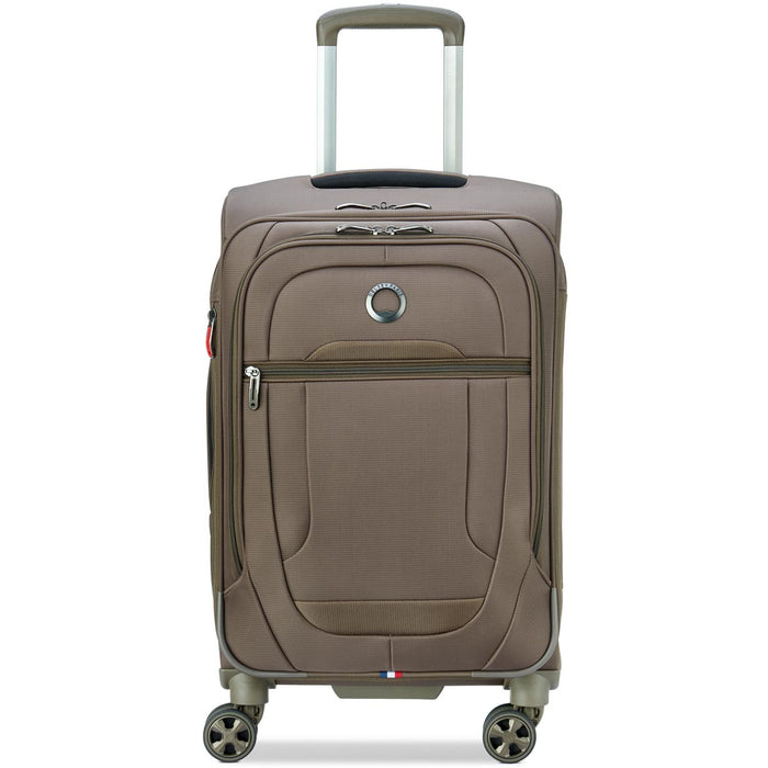 Delsey Helium DLX Expandable Spinner Carry On - mocha