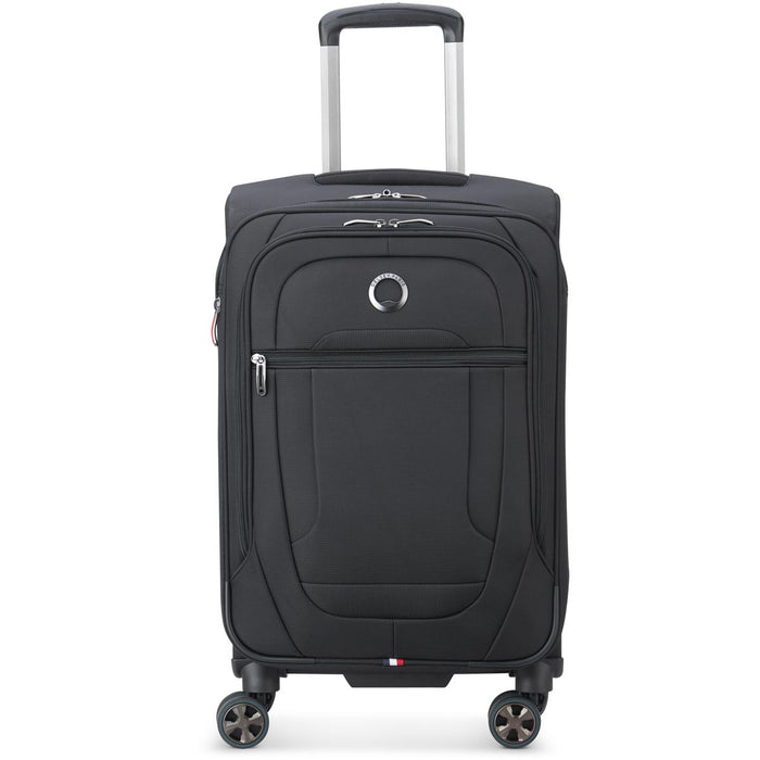 Delsey Helium DLX Expandable Spinner Carry On - black