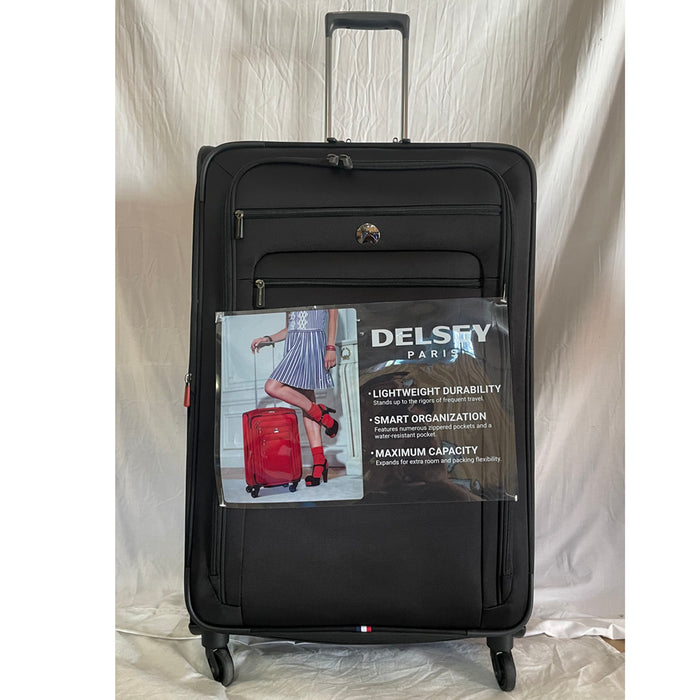 Delsey Helium Sky 2.0 29" Expandable Spinner - Frontside Black