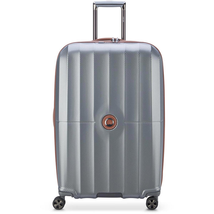 Delsey St. Tropez 24" Medium Expandable Spinner - platinum