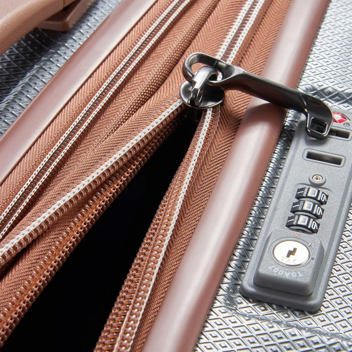Delsey St. Tropez 28" Large Expandable Spinner - securtech zipper