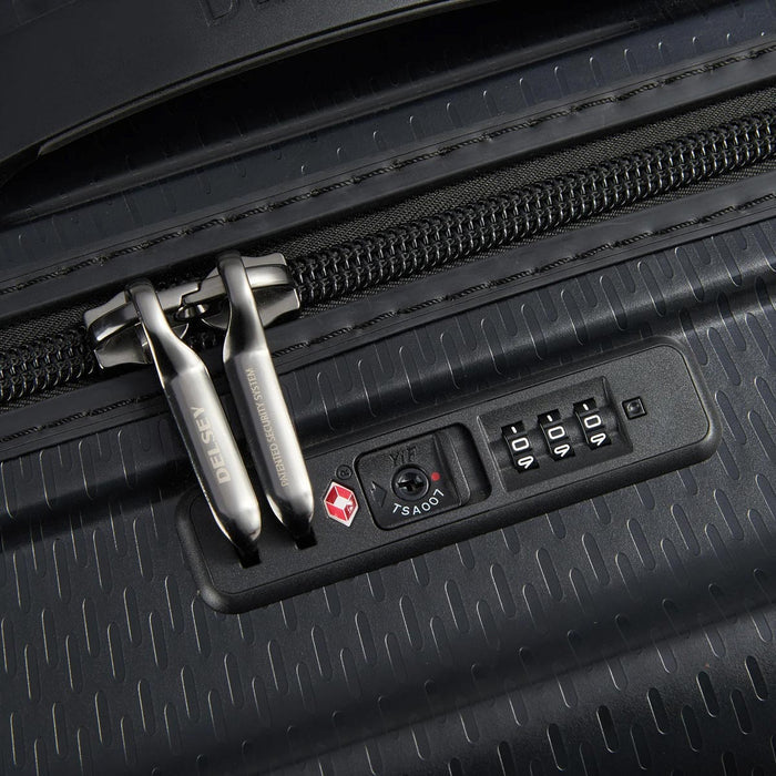 Delsey Turenne 21" Carry On Spinner - tsa lock