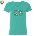 Diversified Pawfolio Agility - Ladies T-Shirt V-Neck