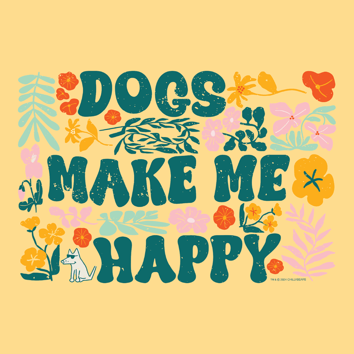 Dogs Make Me Happy - Garage Sale Classic Tee