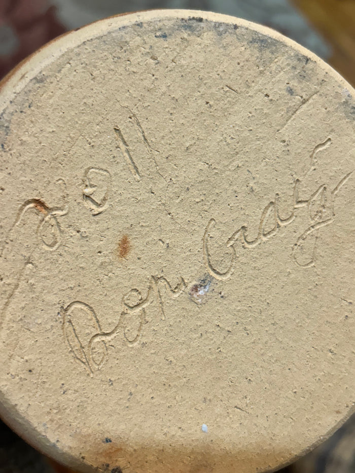 Don Craig Jug   - signature  on front and bottom 12"