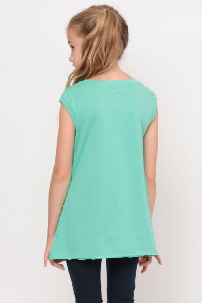 Don't Burst My Bubble | Muscle Top - Mint
