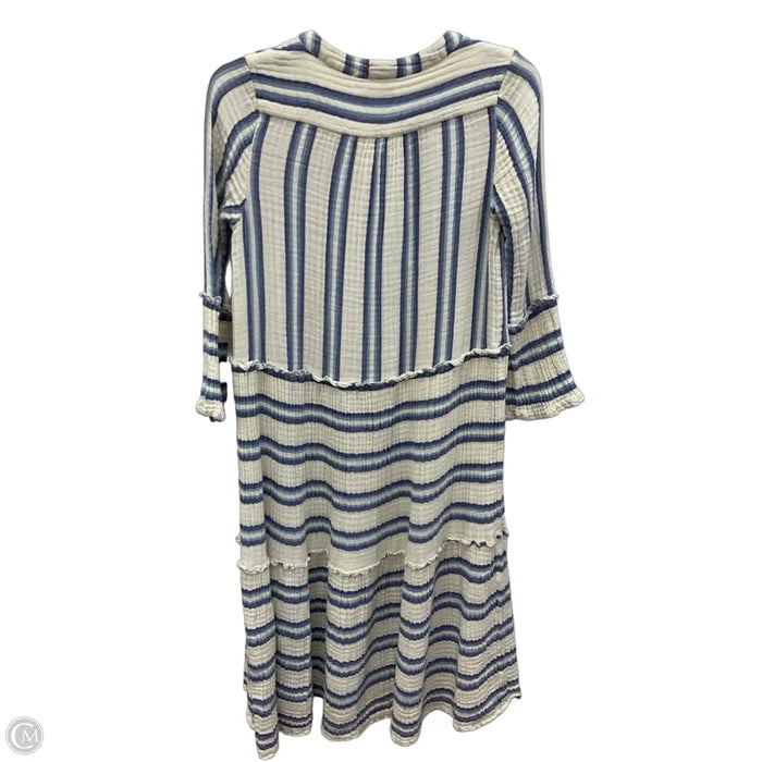 Dress Casual Maxi By Faherty In Striped Pattern, Size: Xs