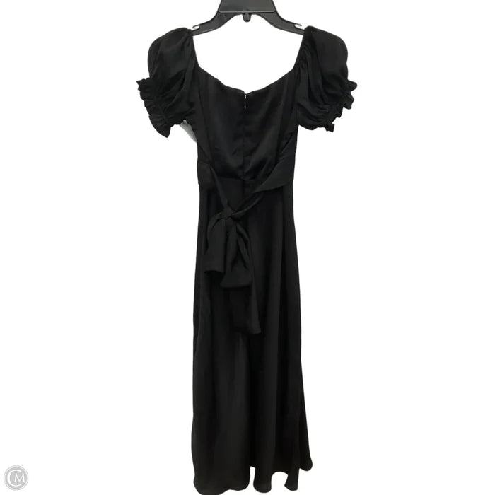 Dress Casual Maxi By Francesca's In Black, Size: Xs