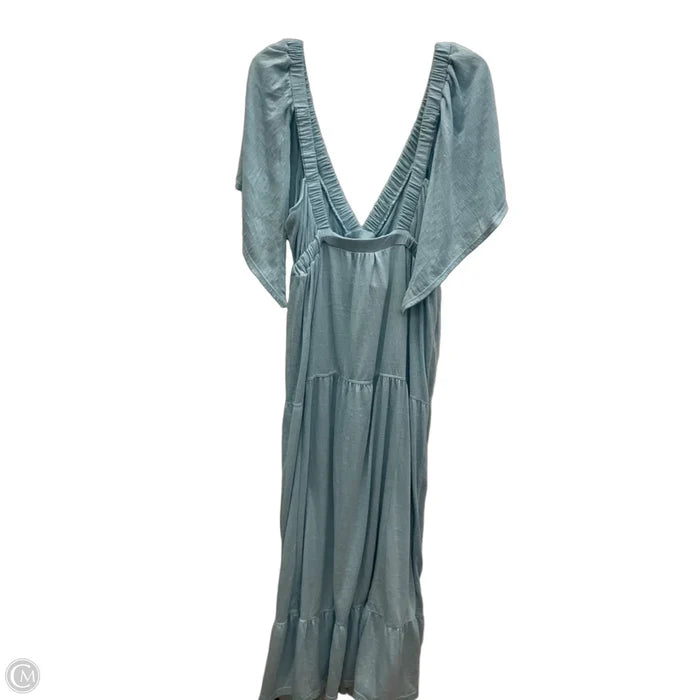 Dress Casual Maxi By Free People In Blue, Size: L