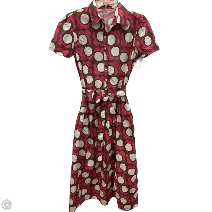 Dress Casual Maxi By J Mclaughlin In Brown & Pink, Size: S