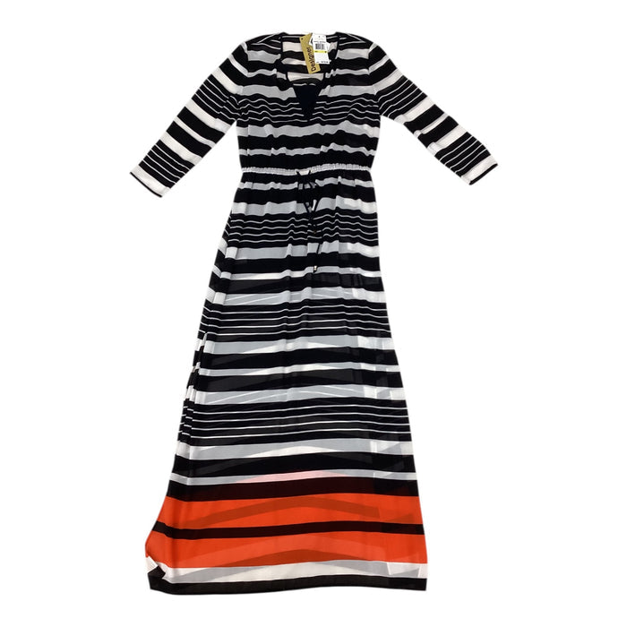 Dress Casual Maxi By Michael By Michael Kors In Navy, Size:M