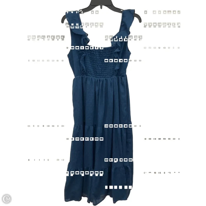 Dress Casual Maxi By Penelope Rose In Blue, Size: M