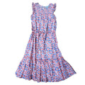 Dress Casual Maxi By Vineyard Vines In Blue & Orange, Size:Xs