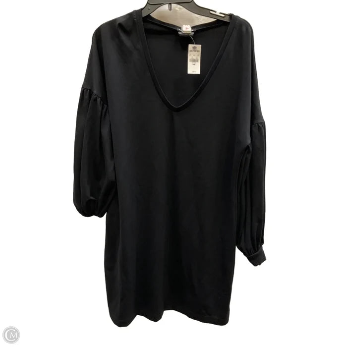 Dress Casual Midi By Express In Black, Size: M