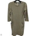 Dress Casual Midi By J Mclaughlin In Green & Tan, Size: Xs