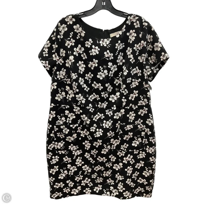Dress Casual Midi By Loft In Floral Print, Size: 18