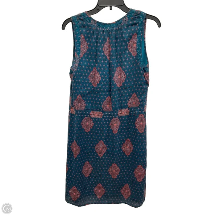 Dress Casual Midi By Lucky Brand In Blue, Size: S