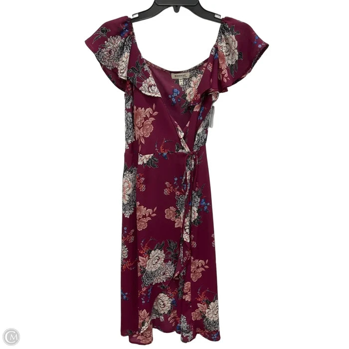 Dress Casual Midi By Monteau In Mauve, Size: S