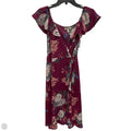Dress Casual Midi By Monteau In Mauve, Size: S