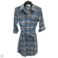 Dress Casual Midi By Peter Millar In Blue & White, Size: S