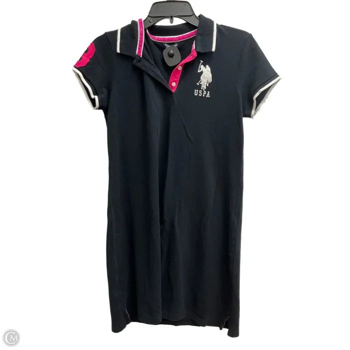 Dress Casual Midi By Polo Ralph Lauren In Black, Size: M