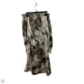 Dress Casual Midi By White House Black Market In Brown & Green, Size: S