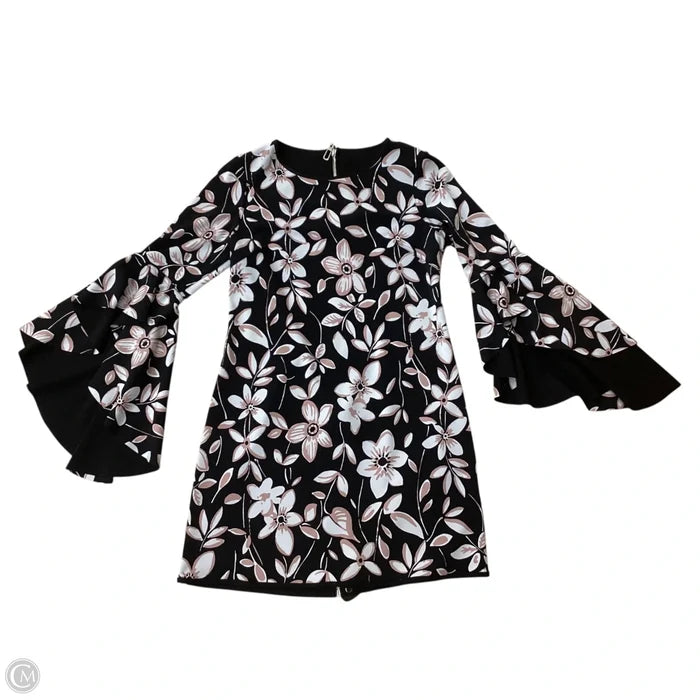 Dress Casual Midi By White House Black Market In Floral Print, Size: L