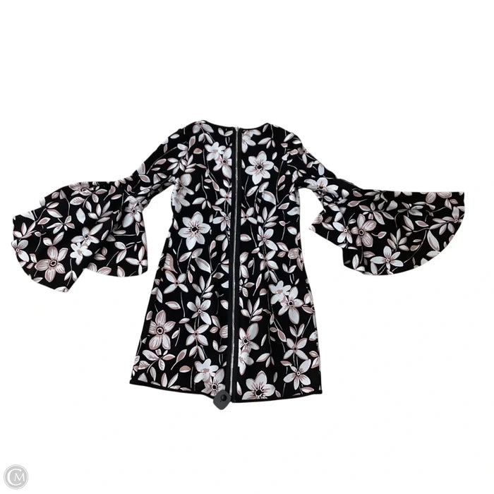 Dress Casual Midi By White House Black Market In Floral Print, Size: L