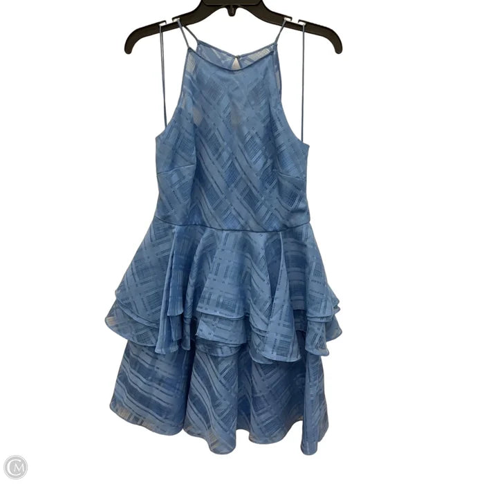 Dress Casual Short By Badgley Mischka In Blue, Size: M