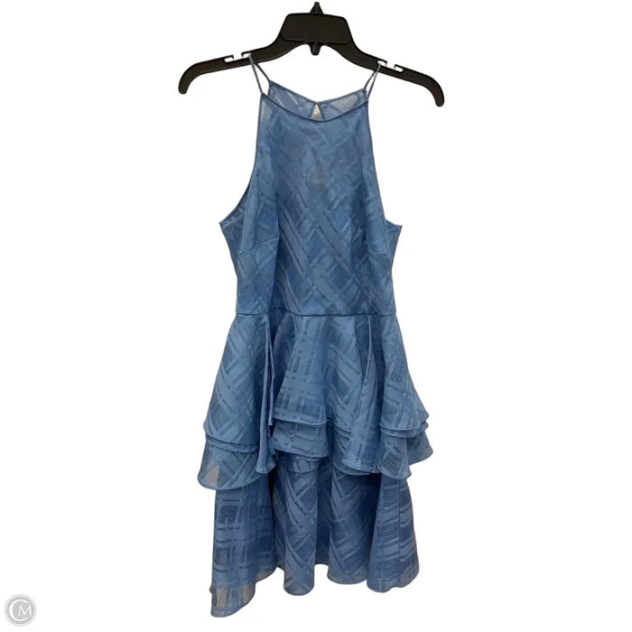 Dress Casual Short By Badgley Mischka In Blue, Size: M