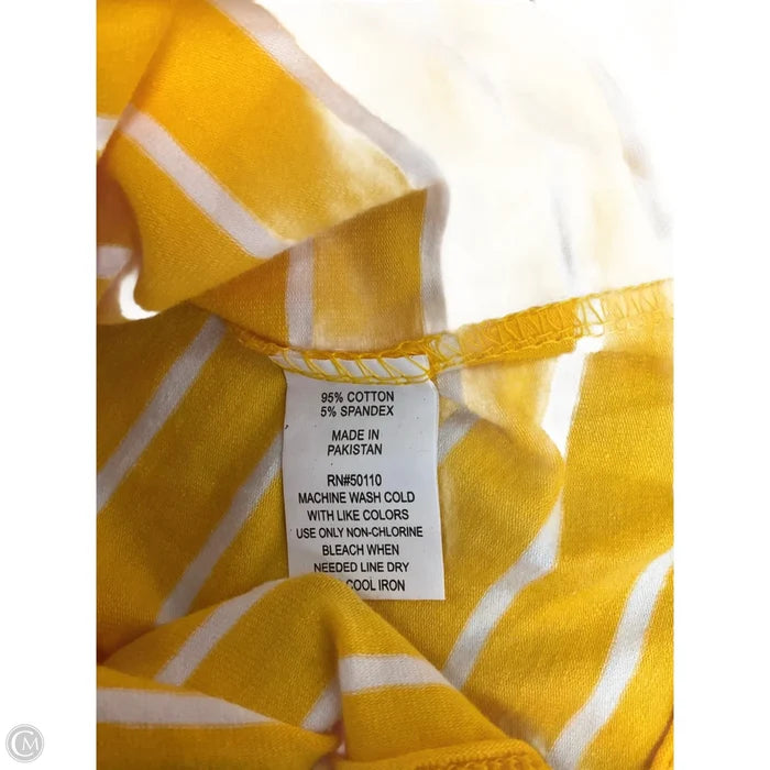 Dress Casual Short By Cme In Yellow, Size: L