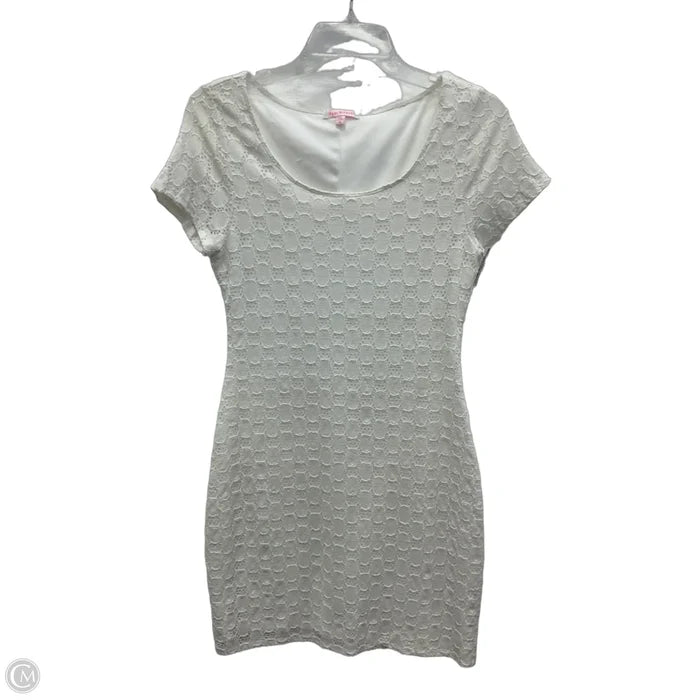 Dress Casual Short By Isaac Mizrahi In White, Size: M
