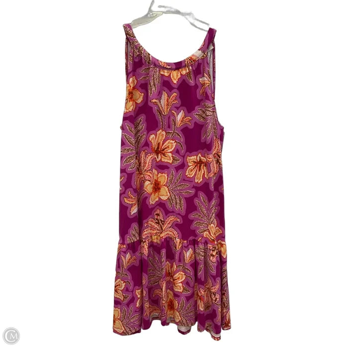Dress Casual Short By Loft In Purple, Size: S