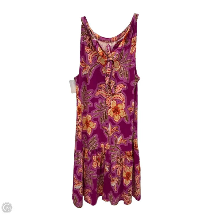 Dress Casual Short By Loft In Purple, Size: S