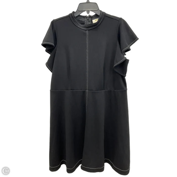 Dress Casual Short By Maeve In Black, Size: 1x