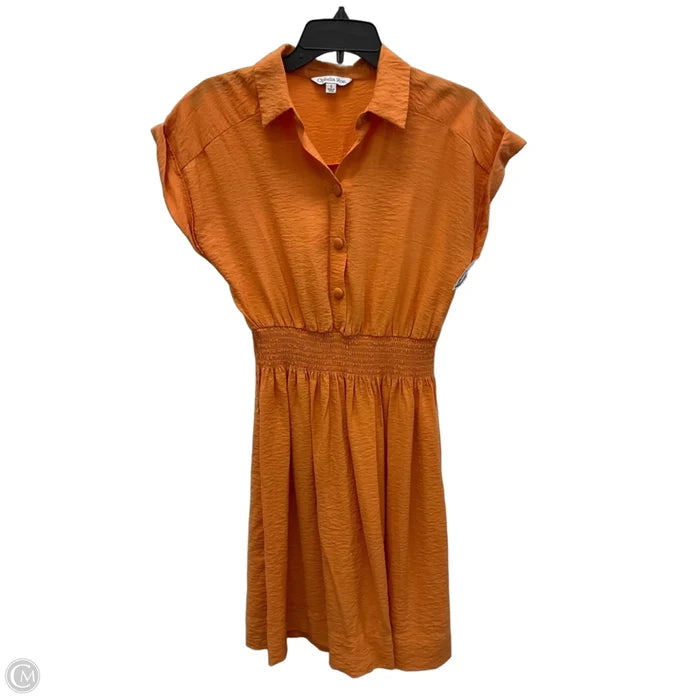 Dress Casual Short By Ophelia Roe In Orange, Size: S
