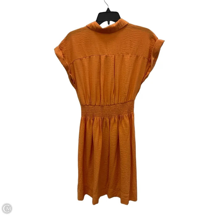Dress Casual Short By Ophelia Roe In Orange, Size: S