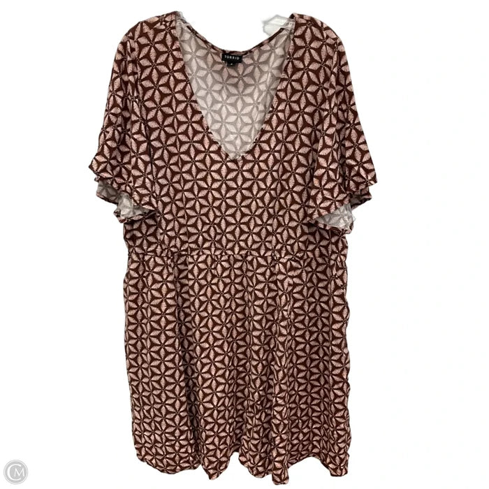 Dress Casual Short By Torrid In Maroon, Size: Xl