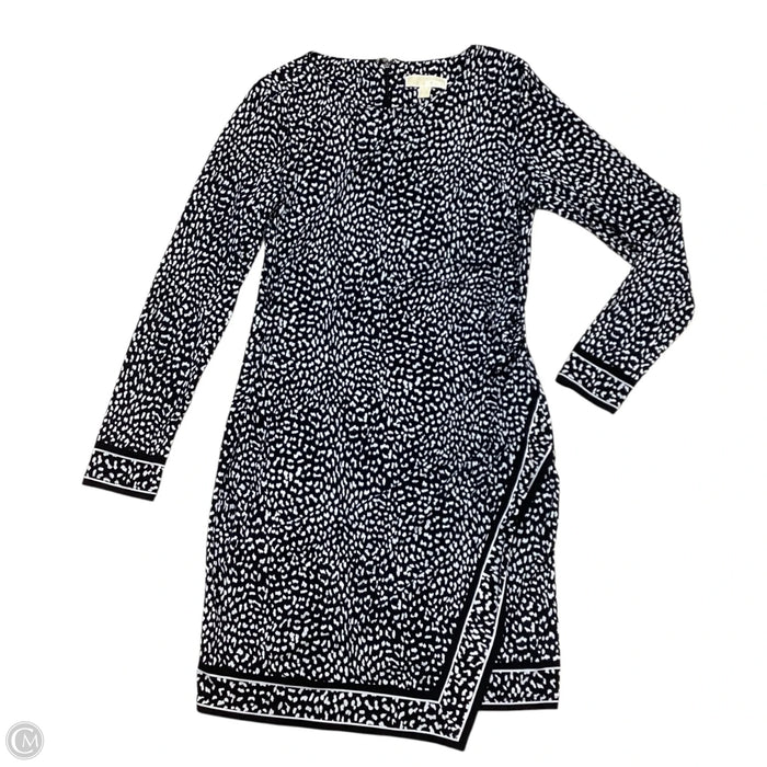 Dress Designer By Michael Kors In Black & White, Size: L