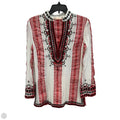 Dress Designer By Tory Burch In Red & White, Size: S