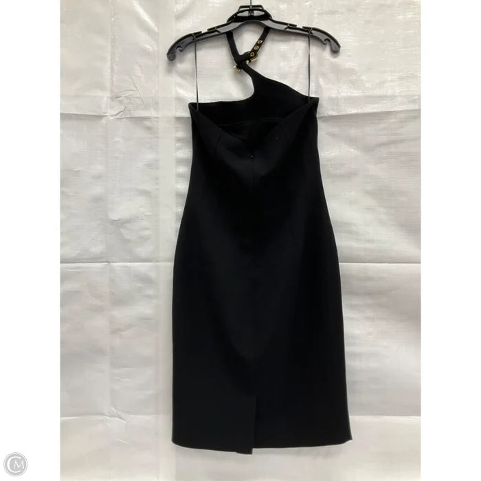 Dress Luxury Designer By Versace In Black, Size: M