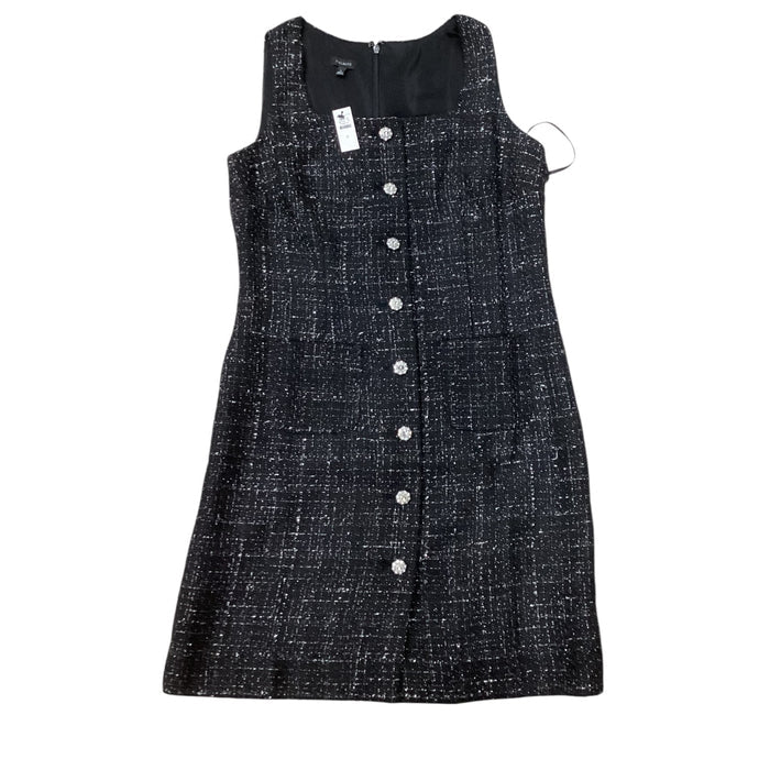 Dress Party Short By Talbots In Black & Silver, Size:6